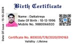 Birth Certificate Smart Card